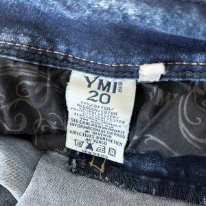 YMI Dark Blue Denim Jeans, size 20